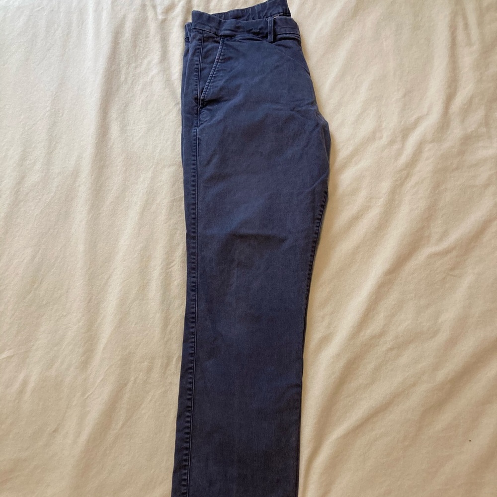 3 pairs GAP khakis (Khaki, Black, Blue)